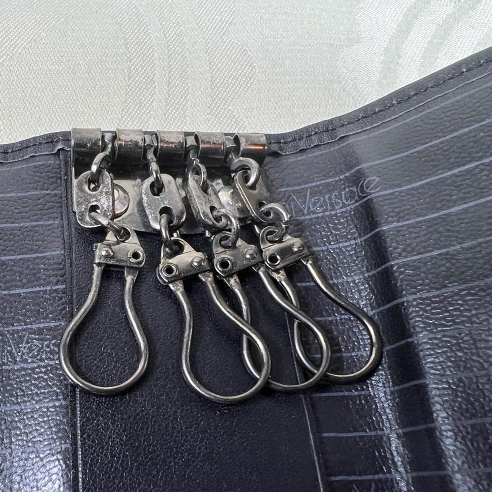 1094:Versace Key Case - Soft Leather - image 8